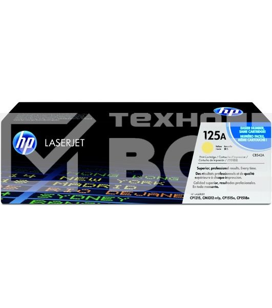Картридж лазерный HP CB542A желтый LJ P1215/1515 (1400стр.)