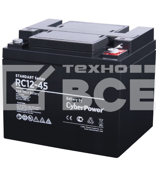 Батарея SS CyberPower Standart series RC 12-45 / 12V 50 Ah