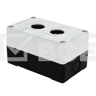 Корпус КП 102 2 кнопки белый EKF cpb-102-w