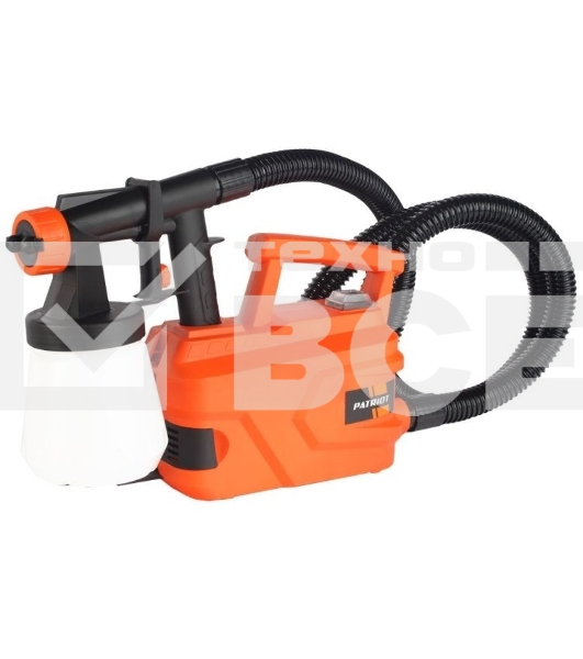 Краскопульт PATRIOT SG 550 HVLP550 Вт., 50 DIN/сек, Расход 850 мл/мин. Резервуар: 700 мл.