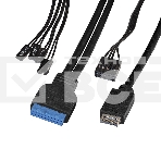 Компьютерный корпус Miditower ExeGate XP-332UC-XP400 (ATX, XP400 с вент. 12см, 2*USB3.0+1*TypeC, аудио, черный), фото4