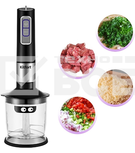 Блендер погружной Kitfort КТ-3052 1000Вт черный