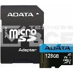 Флеш карта Micro SecureDigital 128Gb ADATA AUSDX128GUICL10A1-RA1 {MicroSDXC Class 10 UHS-I, SD adapter}, фото7