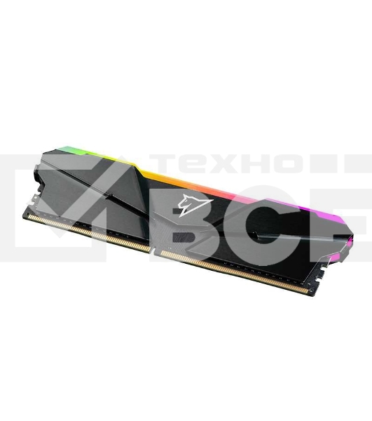 Оперативная память NETAC Shadow, DDR4, 16GB (2x8GB), 3600MHz, CL18, с радиаторами, RGB, серый