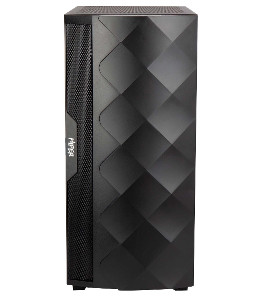 Компьютерный корпус Hiper DCB черный без БП ATX 1x120mm 1x140mm 1xUSB2.0 1xUSB3.0 audio bott PSU