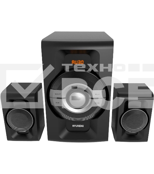 Микросистема Hyundai H-MS1403 черный 60Вт FM USB BT SD