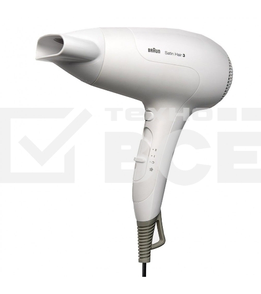 Фен Braun BRHD380E 2000Вт белый