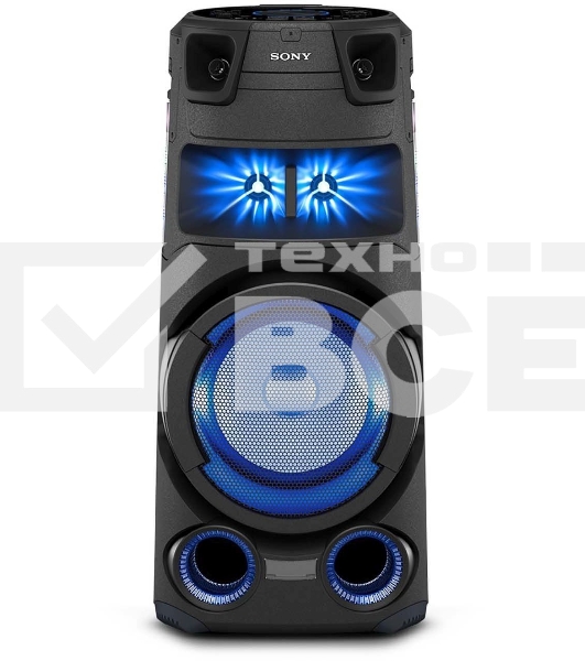Минисистема Sony MHC-V73D черный CD CDRW DVD DVDRW FM USB BT