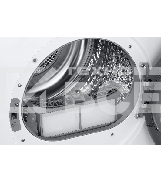 Сушильная машина Samsung DV90T5240AW/LP белый, 9 кг, сушка - тепловой насос, программ - 14, 60 x 85 x 65 см