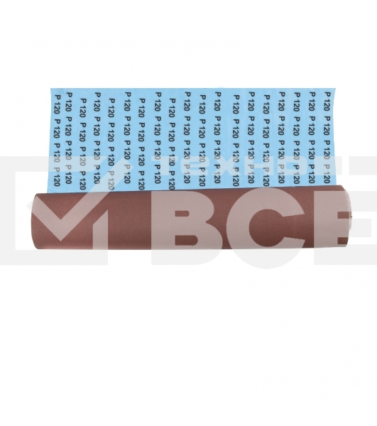 Шкурка на тканевой основе Matrix, P 120, 1000 мм х 20 м, водостойкая