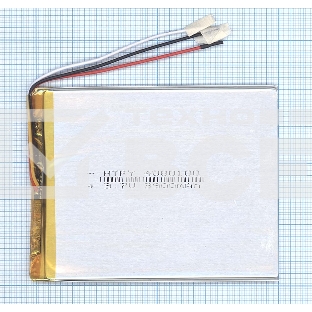 Аккумулятор Li-Pol (батарея) 4*80*100мм 3pin 3.7V/3900mAh
