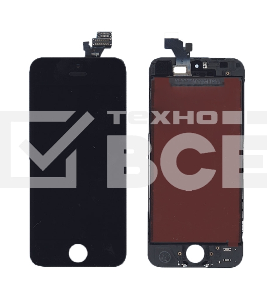 Дисплей для iPhone 5 в сборе с тачскрином (LT) черный