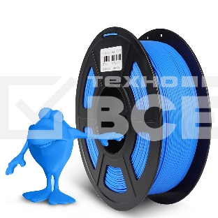 Филамент NVPRINT PLA Matte Blue для 3D печати диаметр 1.75мм  длина 330 метров  масса 1 кг