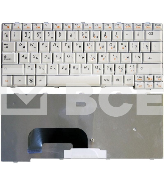 Клавиатура для ноутбука Lenovo IdeaPad S12 белый