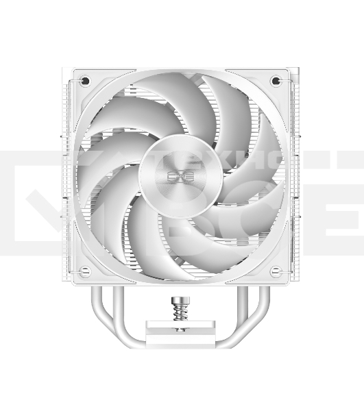 Кулер для процессора PCCooler RZ500 WH (250W, 4-pin PWM, 155mm, Al/Cu, 5x6mm, 1x120mm, 86.73CFM, 32dBA, 2200RPM, S: 1851/1700/1200/115X, AM5/AM4, white)