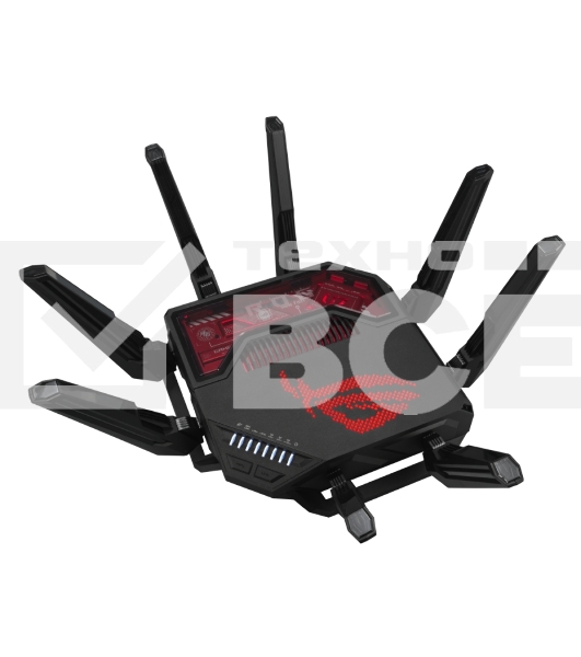 Маршрутизатор ASUS GT-BE19000, черный/красный, 90IG0850-MO9A0V