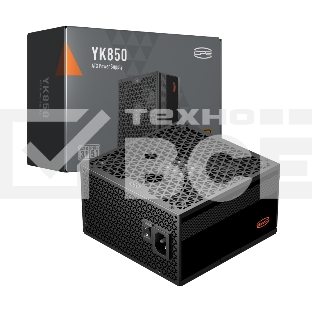 Блок питания  PCCOOLER, 850W 80 PLUS Bronze, (ATX, ATX 3.1, PCIe 5.1 450W, Non-modular, 1x24(20+4)pin 550mm, 2xCPU 8(4+4)pin 650mm, 2xPCIe*2 8(6+2)pin 500+150mm, 1x12V(2x6) 12+4pin 500mm, 2xSATA*3+MOLEX4pin*1 450+150+150+150mm , Active, 135x135mm, 150x150