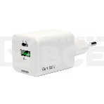 Зарядное устройство Cablexpert MP3A-PC-63, 30Вт GaN, 3А, QC4.0/PD, 1xUSB, 1xType-C, белый, пакет, фото4