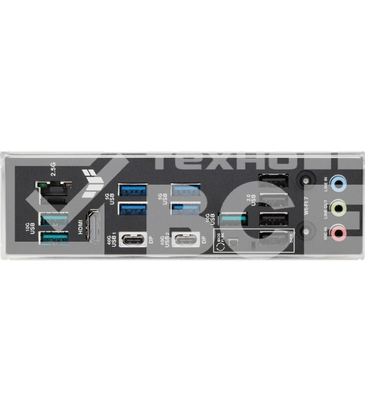 Материнская плата ASUS TUF GAMING X870E-PLUS WIFI7, AM5, AMD X870E, 4xDDR5, 4xSATA, 4xM.2, 1xPCIe 5.0 x16, 1xPCIe 4.0 x4, 1xPCIe 3.0 x1, 1xHDMI, 1x2.5Gb LAN, Wi-Fi 7, Bluetooth 5.4, 2xUSB-C 40Gbps, 3xUSB-A 10Gbps, 4xUSB-A 5Gbps, 4xUSB-A 2.0, 3x3.5 мм, 7.1, ATX