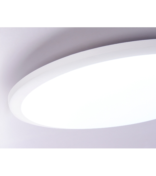 Потолочный светодиодный светильник Ambrella light FZ1231 WH белый IP44 42W 6400К D370*55 (Без ПДУ)