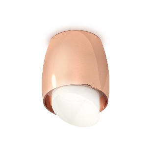 Светильник Ambrella Light XS1144021 PPG/FR золото розовое полированное/белый матовый MR16 GU5.3 (C1144, N7175)