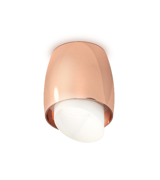Светильник Ambrella Light XS1144021 PPG/FR золото розовое полированное/белый матовый MR16 GU5.3 (C1144, N7175)