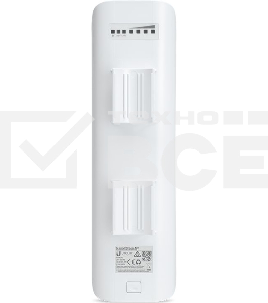 Сетевое оборудование UBIQUITI NSM2(EU) всепогодная Wi-Fi/TDMA AP/CPE. 802.11n, 2,4 ГГц, антенна 11 дБ