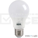 Лампа Iek LLE-A60-7-230-30-E27 светодиодная ECO A60 шар 7Вт 230В 3000К E27 IEK, фото2
