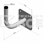 Кронштейн эфирный 14,5 см Г-образный 34-0580 Rexant, фото2