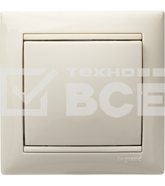 Выключатель Legrand 774301 Valena простой 10 Ax (слоновая кость)