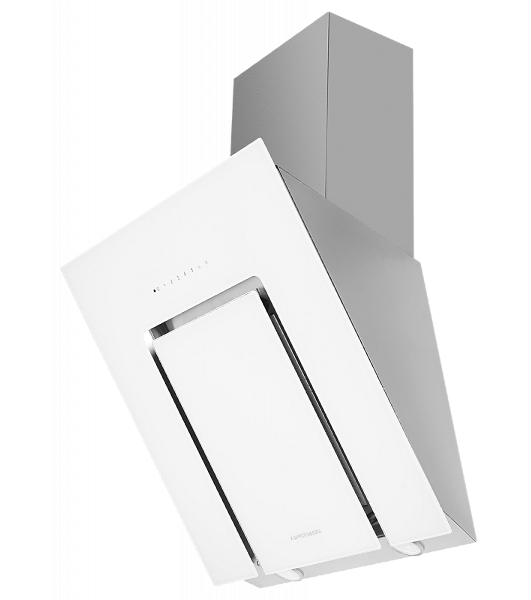 Вытяжка Kuppersberg F 660 W, ширина 60 см, отвод/рециркуляция, 900 м3/час, сенсорное управление, таймер, 5 скоростей, галогенное освещение 2х20 Вт, металлические жироулавливающие фильтры, угольный фильтр KF-СM (опция), 42-47 дБ, цвет белое стекло SCHOTT