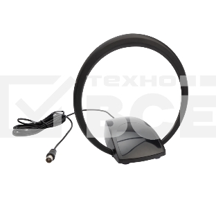 Антенна Rexant комнатная «Активная» для цифрового телевидения DVB-T2, Ring-50