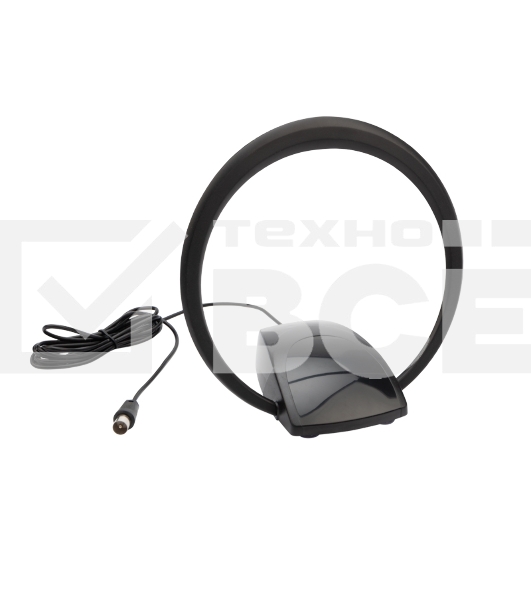 Антенна Rexant комнатная «Активная» для цифрового телевидения DVB-T2, Ring-50