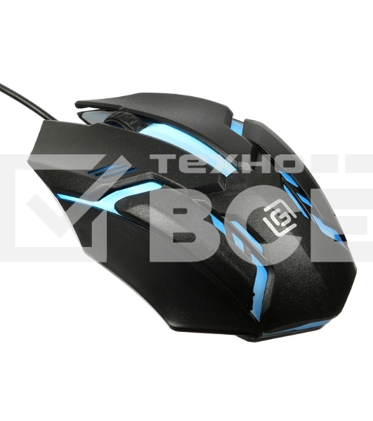 Мышь проводная Oklick 396M INSOMNIA черный, 1000 dpi, USB, кнопки - 3