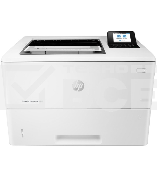 Принтер лазерный HP LaserJet Enterprise M507dn (1PV87A), A4, ч/б, печ. до 43 стр/мин, 1200 x 1200 dpi, USB, RJ-45, Air Print, Mopria