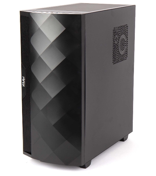 Компьютерный корпус Hiper DCB черный без БП ATX 1x120mm 1x140mm 1xUSB2.0 1xUSB3.0 audio bott PSU