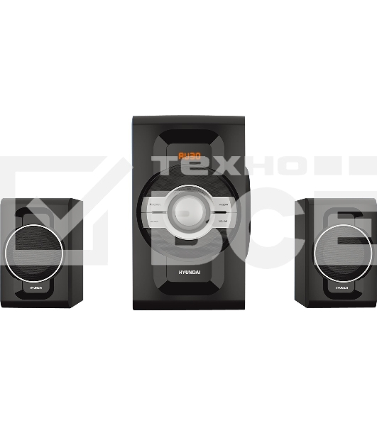 Микросистема Hyundai H-MS1403 черный 60Вт FM USB BT SD