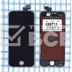 Дисплей для iPhone 5 в сборе с тачскрином (LT) черный, фото 1
