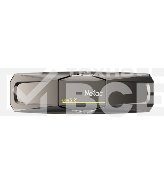Флеш диск Netac US5 128GB USB3.2+TypeC Solid State Flash Drive, up to 550MB/500MB/s