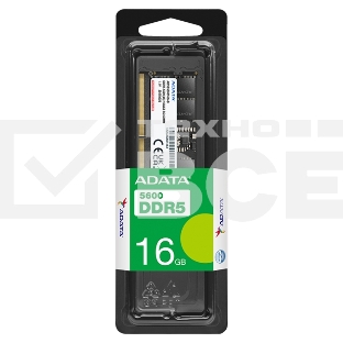 Оперативная память ADATA, DDR5, 16GB (1x16GB), 5600MHz, CL46, UDIMM, OEM