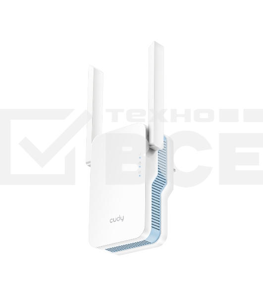 Повторитель беспроводного сигнала Cudy RE1200 AC1200 10/100BASE-TX/Wi-Fi белый