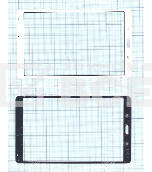 Стекло сенсора для Samsung Galaxy Tab S 8.4 SM-T700 белое