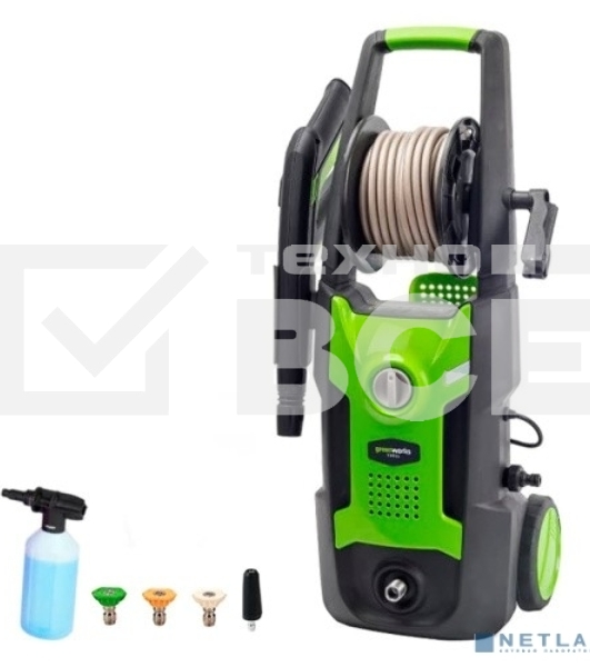 Мойка высокого давления GreenWorks GPWG4II 130 bar электрическая (5106507)