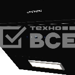 Вытяжка Kuppersberg F 601 BL ширина 60 см, отвод/рециркуляция, 600 м3/час, сенсорное управление, 3 скоростей, светодиодное освещение 1*2 Вт, металлический жироулавливающий фильтр, угольный фильтр KF-ES  (опция), 46 дБ, , цвет: черный  / короб чёрная эмаль, фото 1
