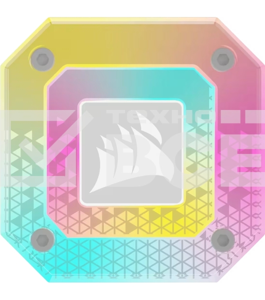 Система жидкостного охлаждения Corsair iCUE H100i ELITE CAPELLIX XT (240мм, белый, RGb/Fans: 2x120мм, 65.57CFM, 34.1dBA, 2400RPM/S: 1851, 1700, 1200, 115x, 2011, 2066, AM5, AM4)