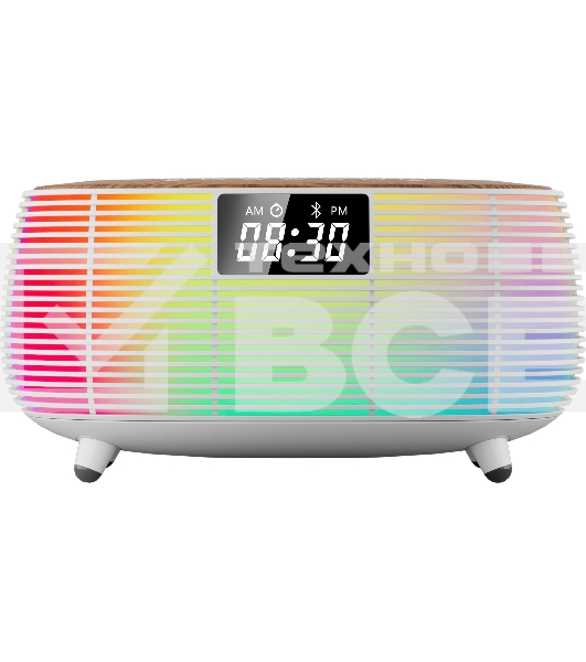 Радиобудильник Hyundai H-RCL231 белый LCD подсв:белая часы:цифровые FM