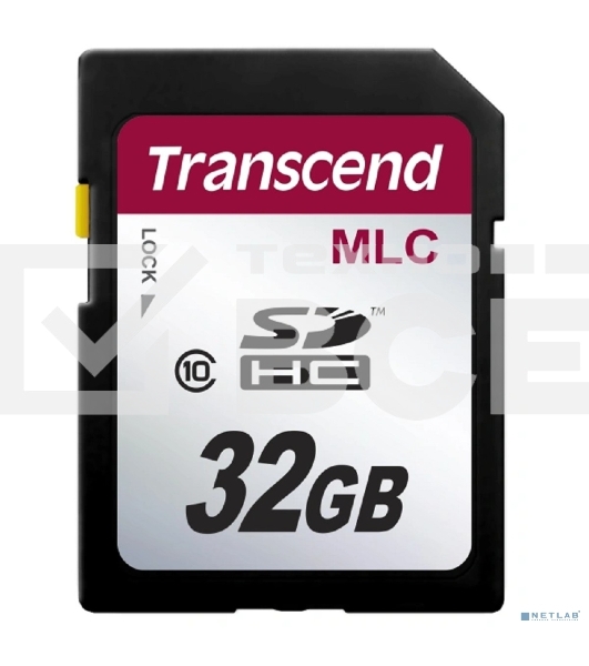 Флеш карта промышленная SecureDigital 32Gb Transcend 10M, Class 10 MLC, темп. режим от -25 до +85