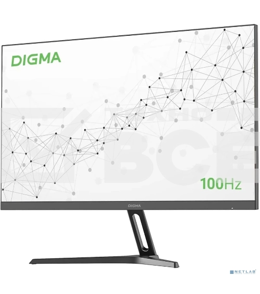 Монитор 23.8' Digma Progress 24P504F IPS 1920x1080, 100 Гц, 5 мс, 16:9, 250 кд/м², 1xHDMI, 1xDP, 1xVGA, 2x2 Вт, черный