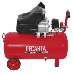 Компрессор поршневой Ресанта КП-50/300М масляный 300л/мин 50л 2000Вт красный/черный, фото12