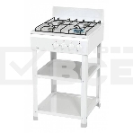 Плита газовая Flama AVG 1402 W белый, конфорок 4 шт, духовка 50 л, 50 см x 85 см x 58 см, фото 1